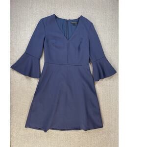 Banana Republic Dress Knee Length Career Navy Blue Size 6